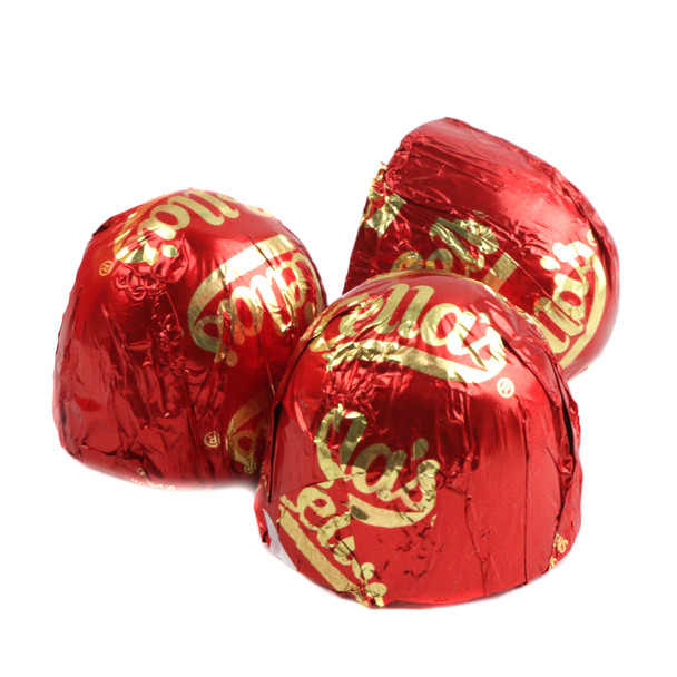 Cellas 72 piece, rich milk chocolate covered red cherries, with a smooth, sweet liquid center.