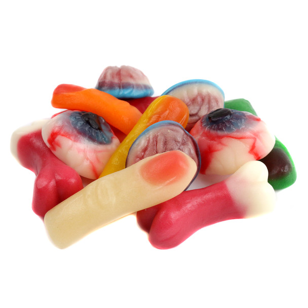 image of gummy missinb body parts halloween candy
