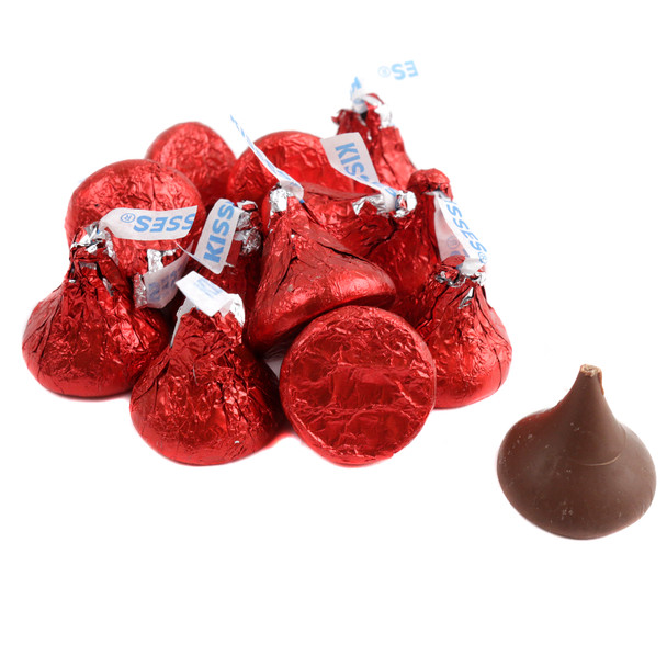 image of red hershey kisses
