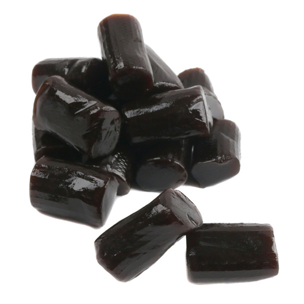 Sugar free soft black Finnska licorice pieces. Chewy, delectable candy with real licorice extract by Gerrit's.
