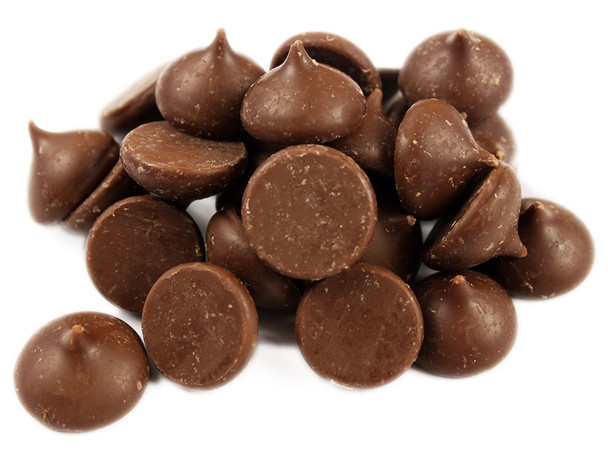 Mini Hershey Kisses, unwrapped milk chocolate candy, 230 pieces per pound, perfect for baking & desserts.