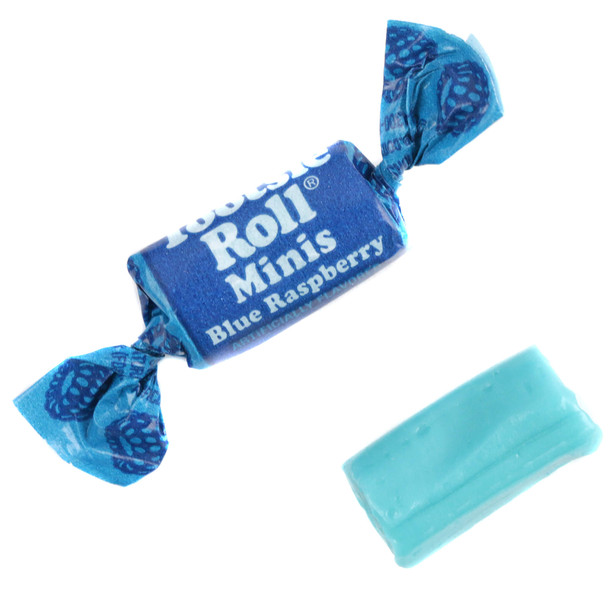 360 vibrant blue Blue Raspberry Frooties, soft chewy gluten-free candies, 38.8oz bulk bag.