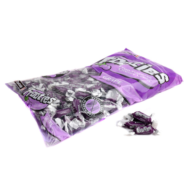 Tootsie Roll Grape Frooties, 360 purple chewy candies in a 38.8oz bag.