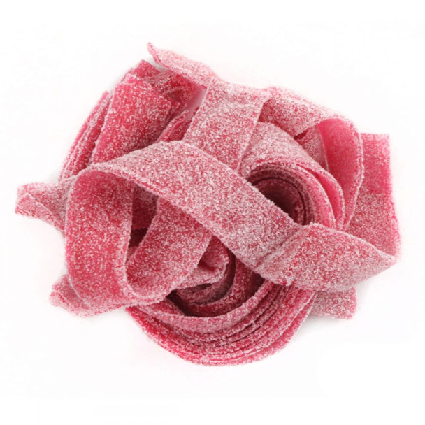 image of dorval sour candy power belts wild cherry bulk unwrapped red
