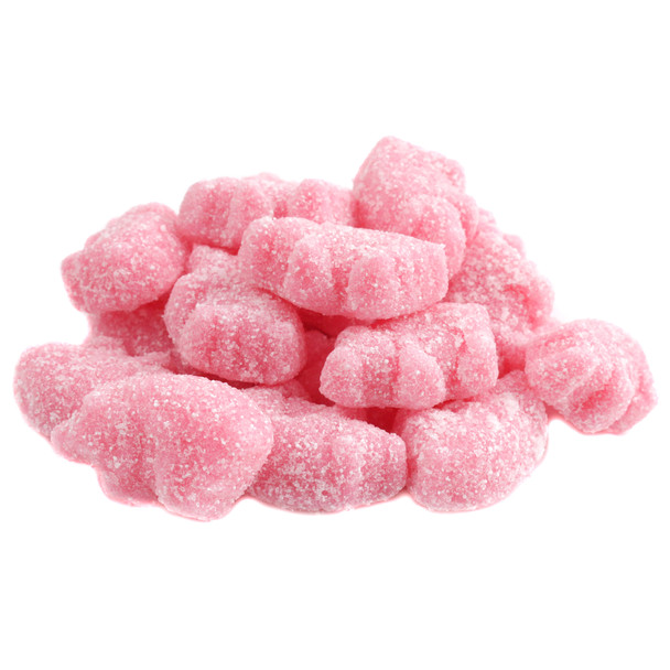 image of gustaf sour candy gummi piglets bulk unwrapped gerrit verburg animals pink gummy