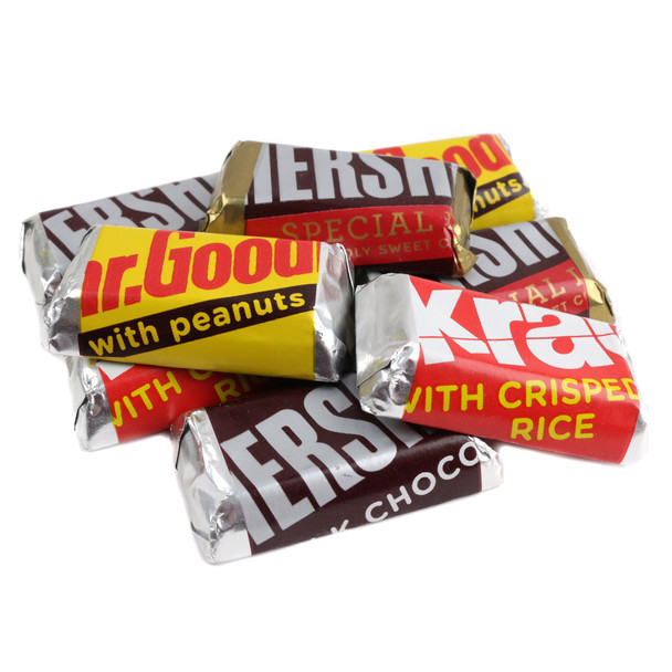image of hershey miniatures bulk chocolate candy