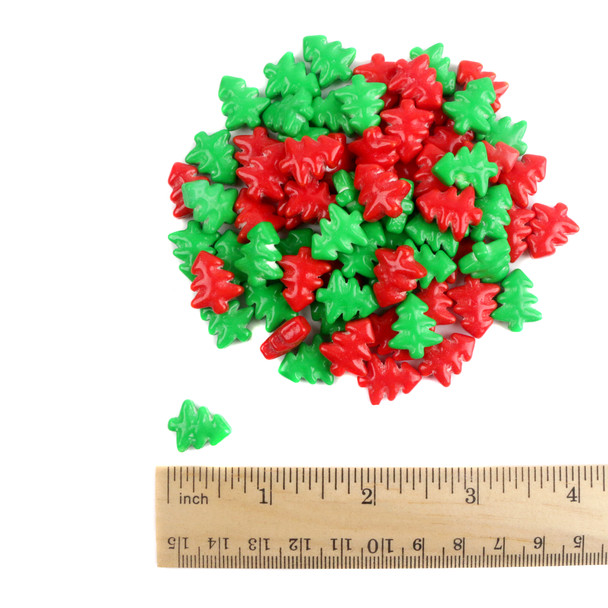 image of red and green mini christmas trees candy image of red and green mini christmas trees candy