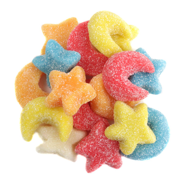 Gummy Glitter Sour Stars & Moons