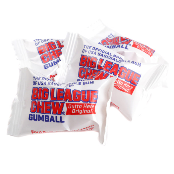 image of big league chew gumballs bubble gum sports candy concession stand