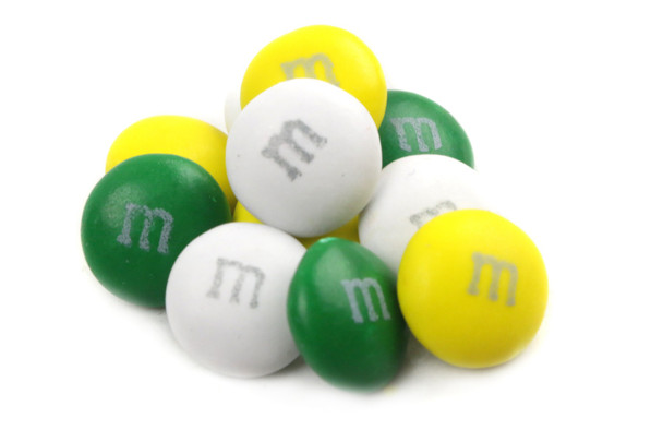 Dark green M&M's chocolate candy, bulk 500 pieces per pound, for candy buffets, St. Patrick's Day, Mardi Gras.