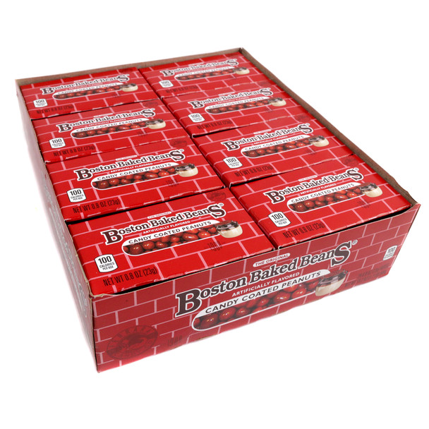 image of boston baked beans candy retro red old fashioned