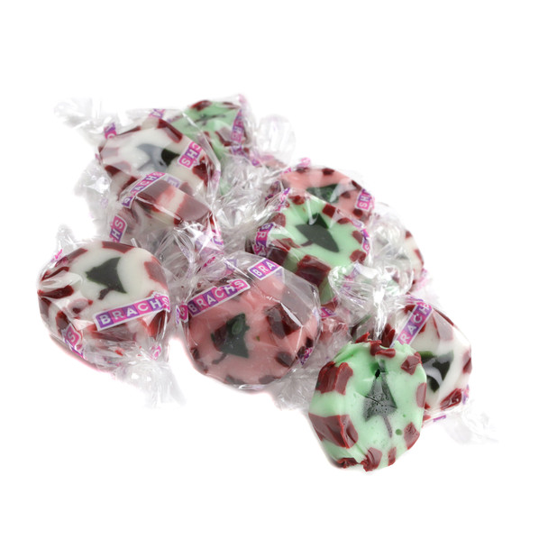 Brach's Christmas Nougat Mix, 1lb, 87 creamy peppermint, wintergreen, & cinnamon nougats.