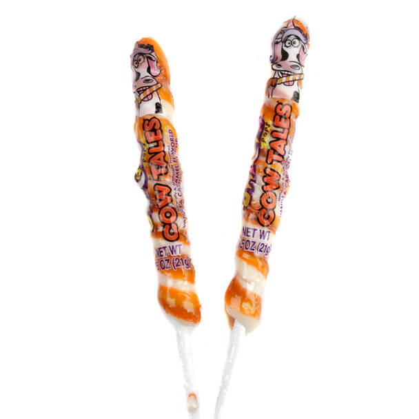 24 Cow Tales Caramel Vanilla Unicorn Pops, individually wrapped lollipops, whimsical unicorn candy.