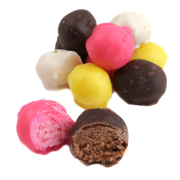 image of coconut bon bons bulk unwrapped candy pastel crown