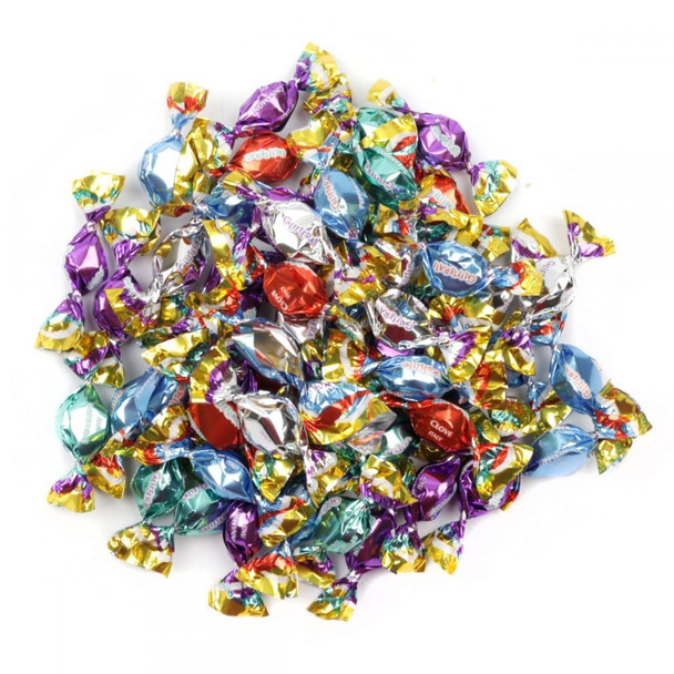Vibrant Glitterati Deluxe Spice Mix Italian mini mints, 440 pieces per pound, Spearmint, Peppermint, Cinnamon, Anise, Clove.