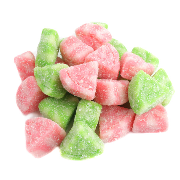 image of albanese gummy watermelon slices watermelon candy