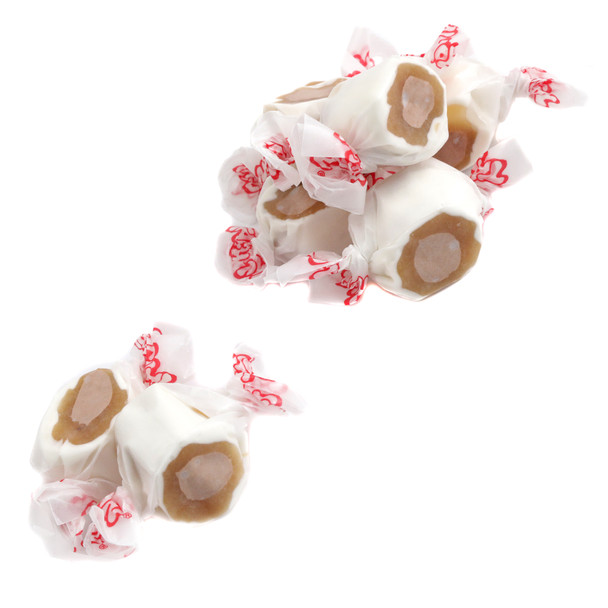 Taffy Town German Chocolate Cake Salt Water Taffy, rich brown chocolate & coconut, approx 60 pieces per pound.