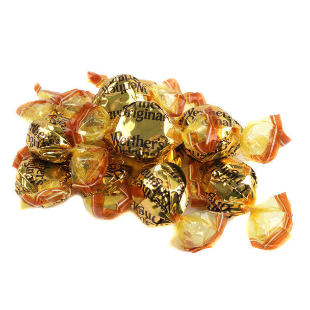 image of werthers caramel filled hard candy gold