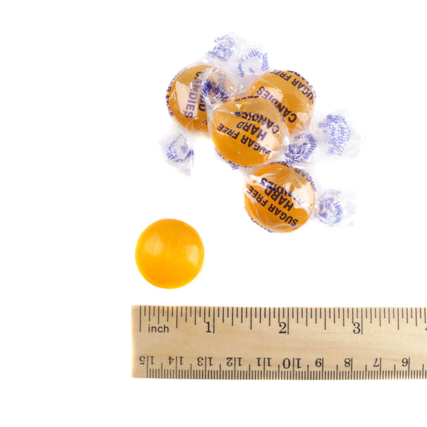 Arcor Sugar Free Butterscotch Hard Candy, individually wrapped, approx 75 golden pieces per pound.