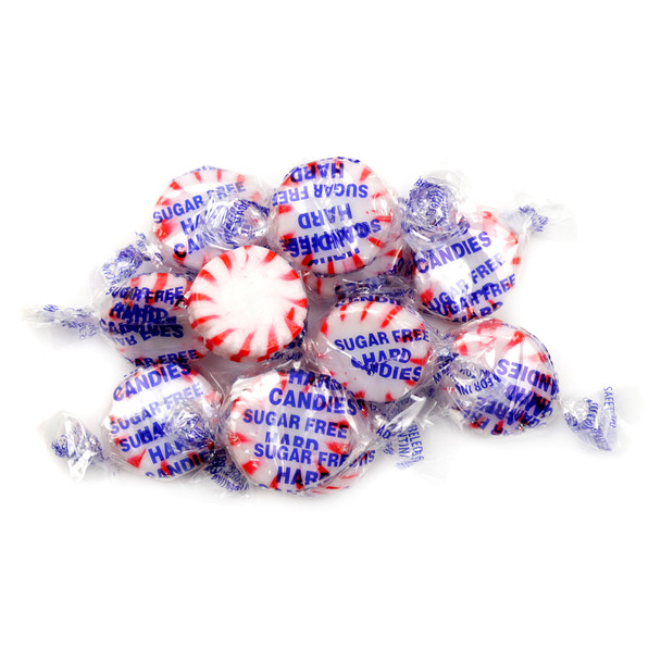 Arcor Sugar Free Peppermint Hard Candy, 75 red individually wrapped pieces. Ideal for diabetics or low-carb.