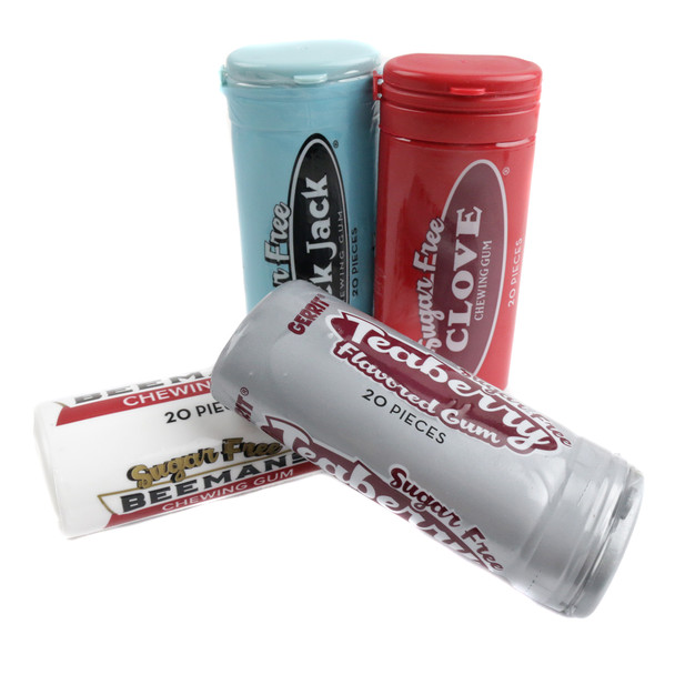 image of sugar free beemans clove black jack teaberry chewing gum