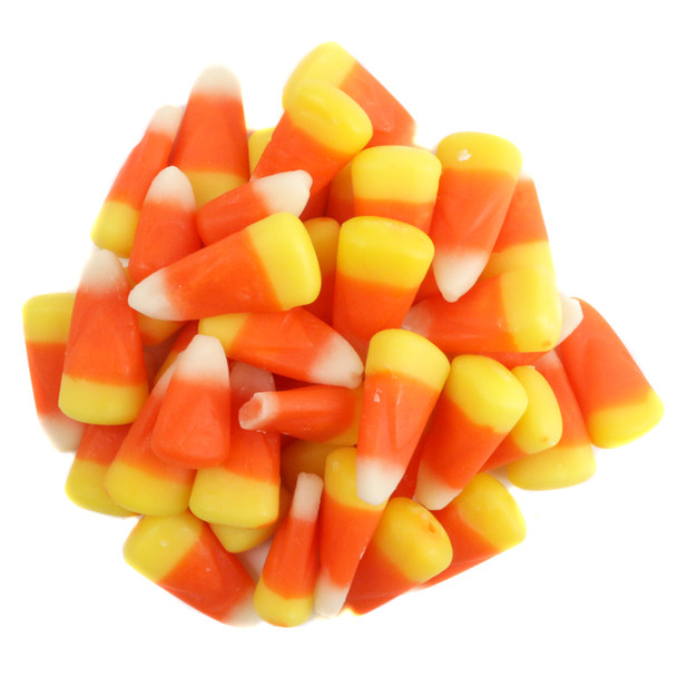 Brachs Candy Corn, 20oz bag, approx 270 tri-colored yellow orange white pieces, made with real honey. Classic Halloween treat.