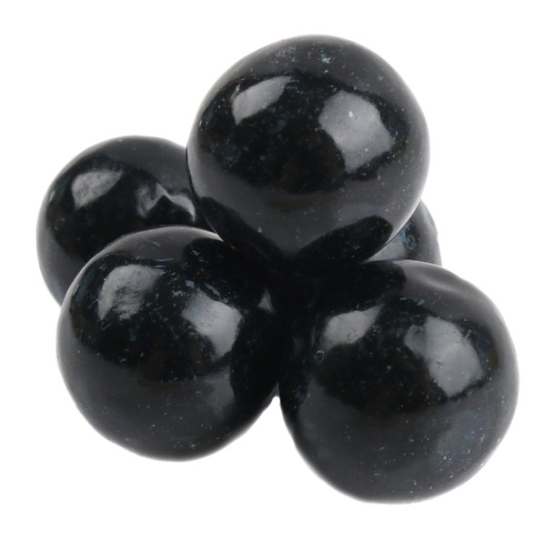 image of black gumballs the perfect addition to any candy display or candy buffet bubble gum candy