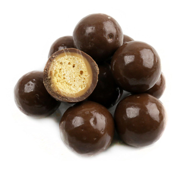 Chocolate  Covered Peanut Butter Malt Balls 15lb Box