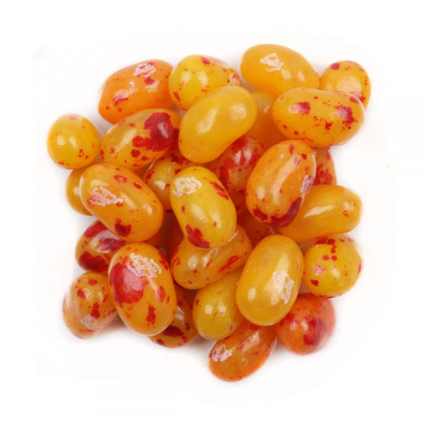 Jelly Belly Peach Jelly Beans, 1 lb, 400 orange peach-flavored candies, real peach juice, Made in USA.
