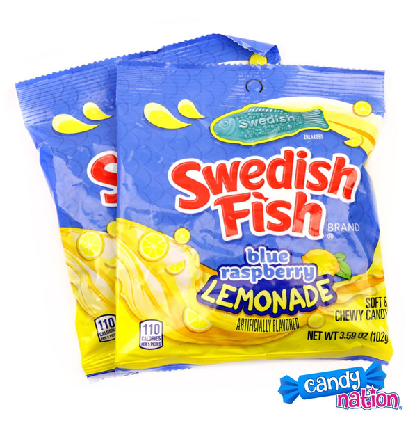 Swedish  Fish Blue Raspberry Lemonade 12 Pack