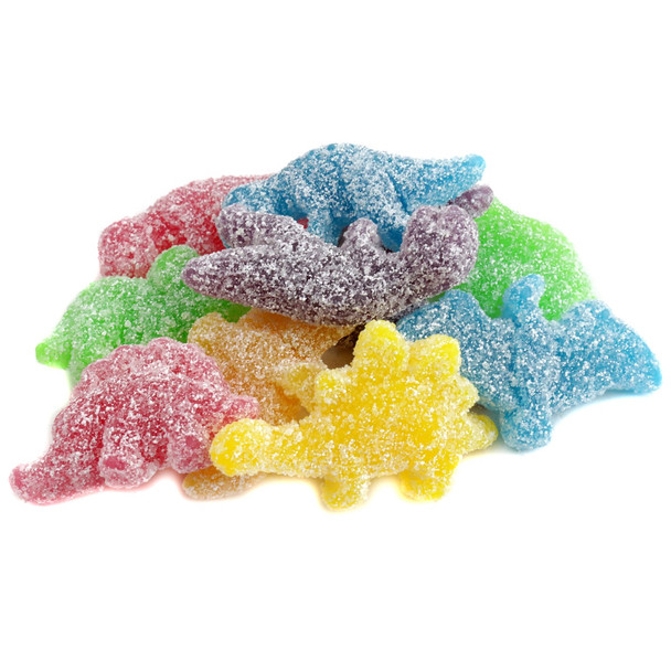 Herberts Best Rawr! Dinosaurs gummy candy, 8 vibrant colorful dinosaur shapes, 2.2LB bag.