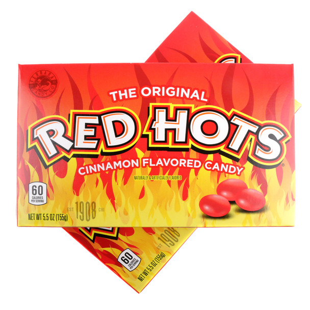 Red  Hots Theater Box 5oz 12 Pack