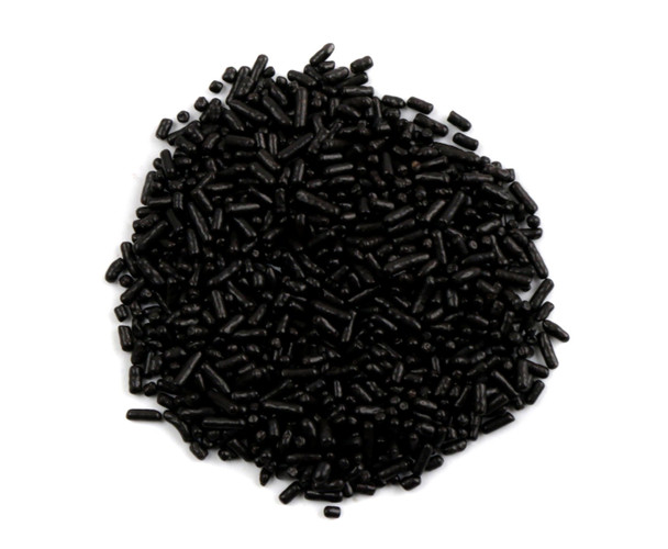 Large 6lb box of black sprinkles, ideal jimmies for baking and decorating cupcakes, cookies.