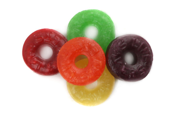 Lifesavers 5 Flavor Hard Candy, individually wrapped, assorted red, yellow, orange, pink fruit flavors. 50oz 6-count.