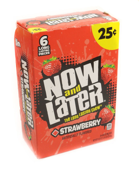 Now  and Later Strawberry 12 Packs 24 Count