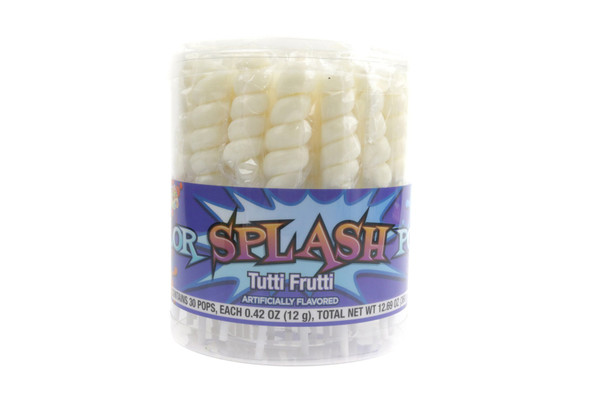 White  Twist Pops Tutti Frutti 30 Piece 6 Count
