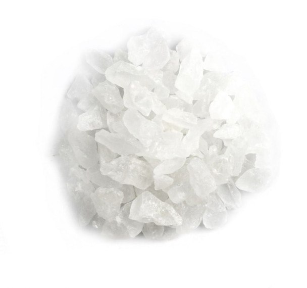 Pristine white rock candy crystals, sparkling sugar jewels. Perfect for elegant wedding candy & party dessert decoration.