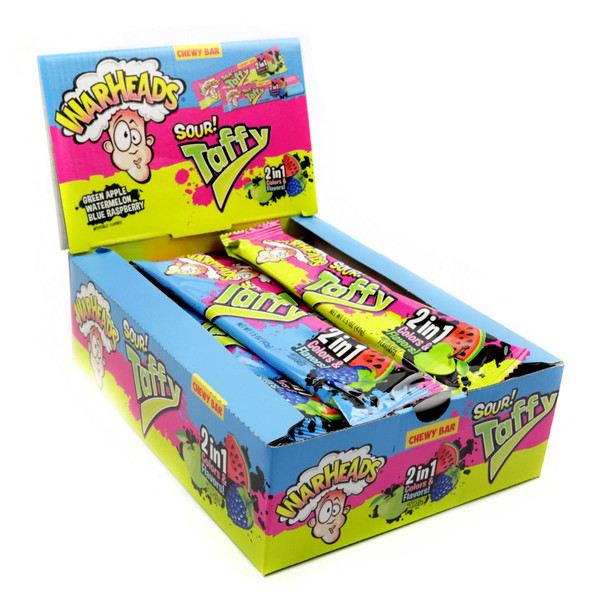 Warheads Sour Taffy 24 ct