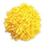 Bright yellow sprinkles, perfect dessert toppings for cupcakes, ice cream, doughnuts. USA-made baking candy.