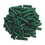 Dark green sprinkles in a 6lb box, perfect for Christmas confections.
