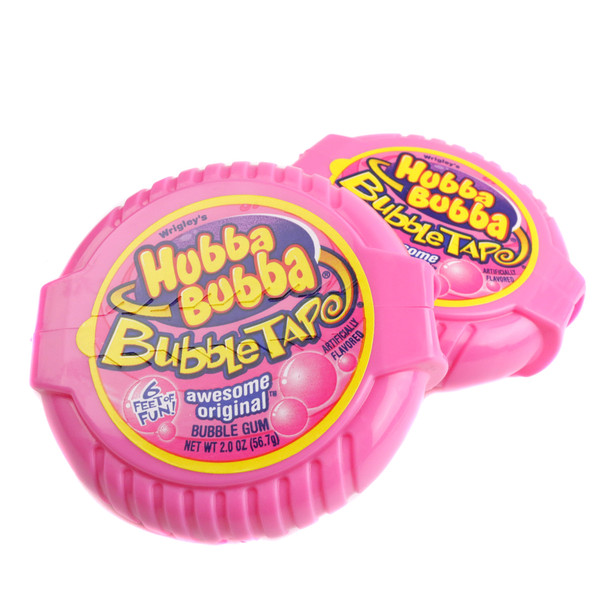 Awesome Original pink Bubble Tape bubble gum, 6 pack, each roll 6 feet long.