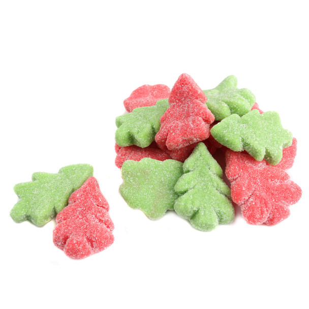 image of gummy christmas trees
