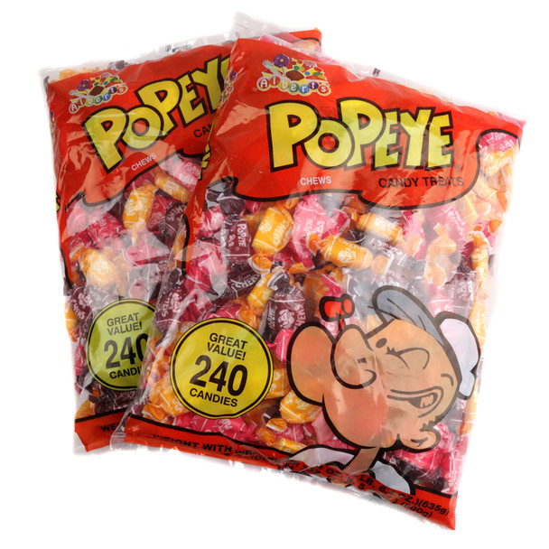 image of popeye chews chewy candy alberts birthday cartoon parade pinata