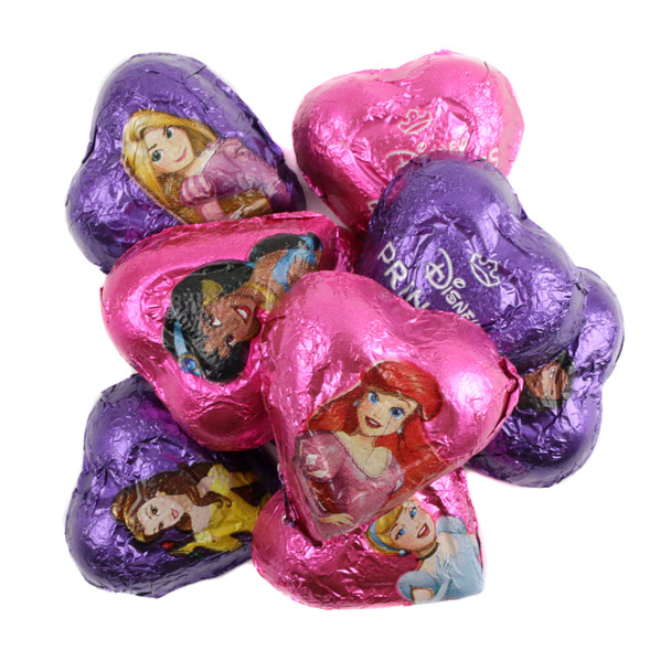 image of disney princess valentine chocolatey hearts candy