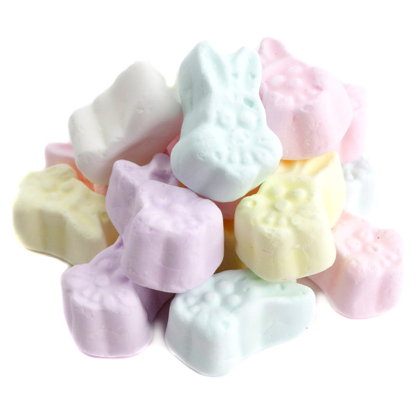 image of gummy marshmallow bunnies