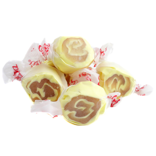 image of salt water taffy Pineapple Upside Down Cake taffy town beach candy wrapped