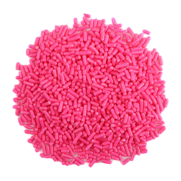 image of pink sprinkles