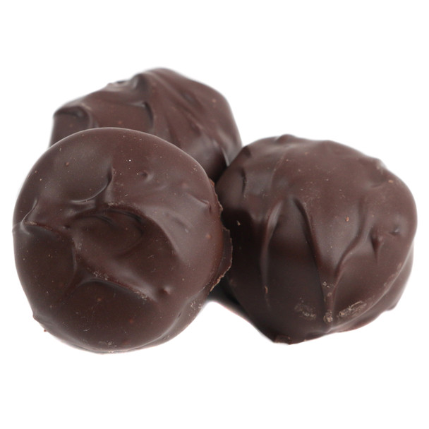 Rich dark chocolate enrobing creamy white vanilla buttercream, 31 pieces, 1 lb Asher's sugar-free candy.