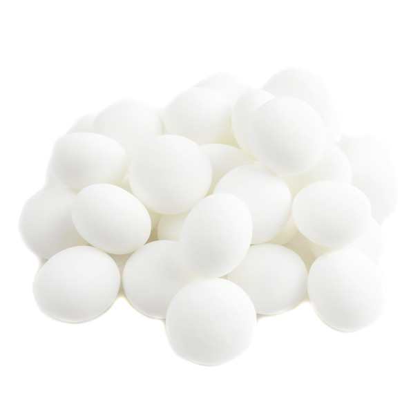 Crisp white Dare Scotch Mints, original peppermint flavor, with a smooth chewy center.