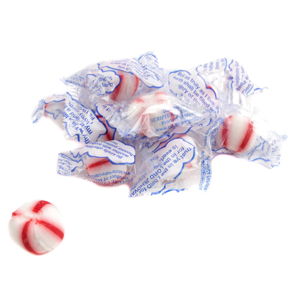 Image of Scripture Candy Soft Peppermint Candy Wrapped